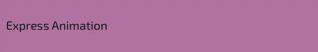 Express Animation